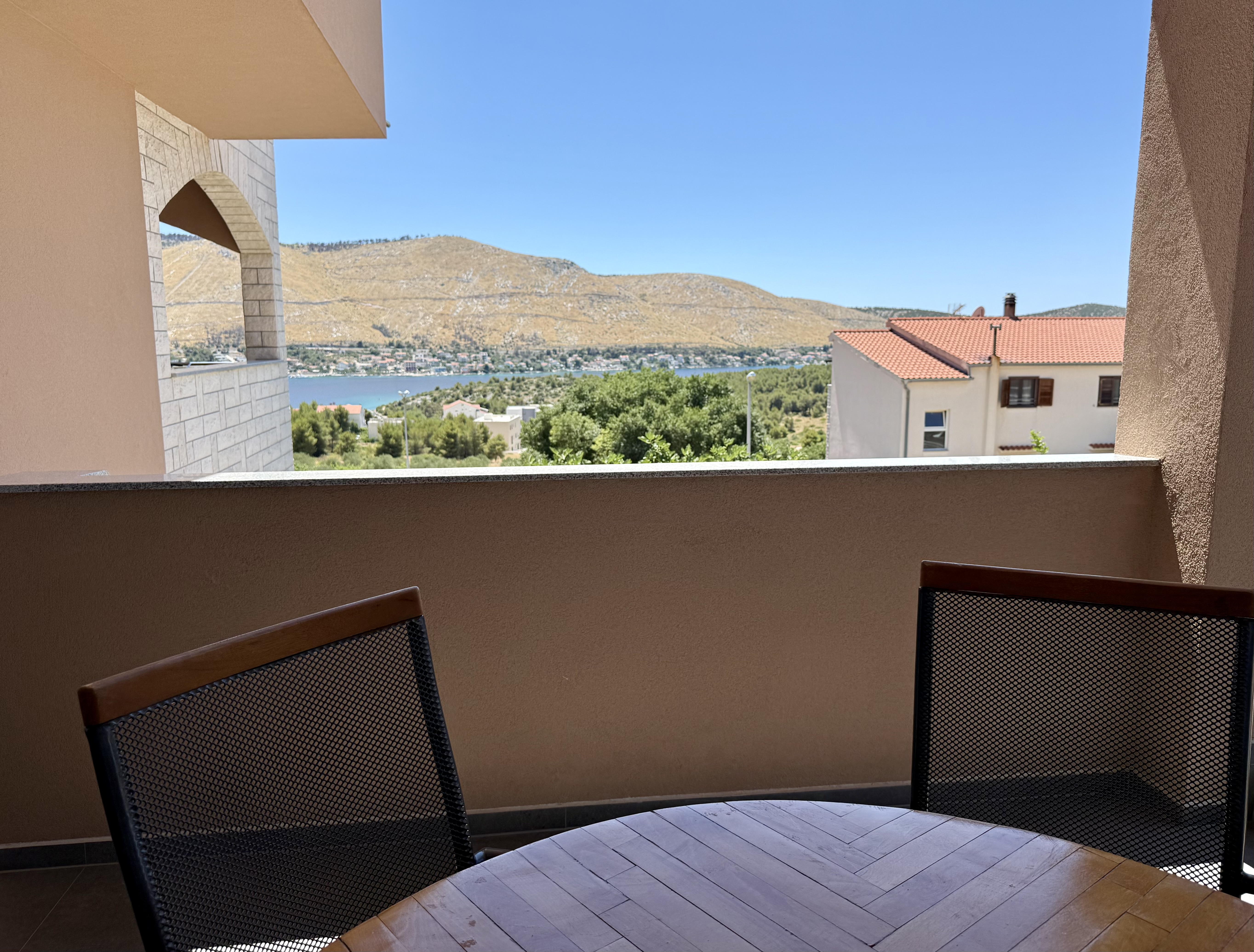 Apartman A3 – balkon s pogledom na more